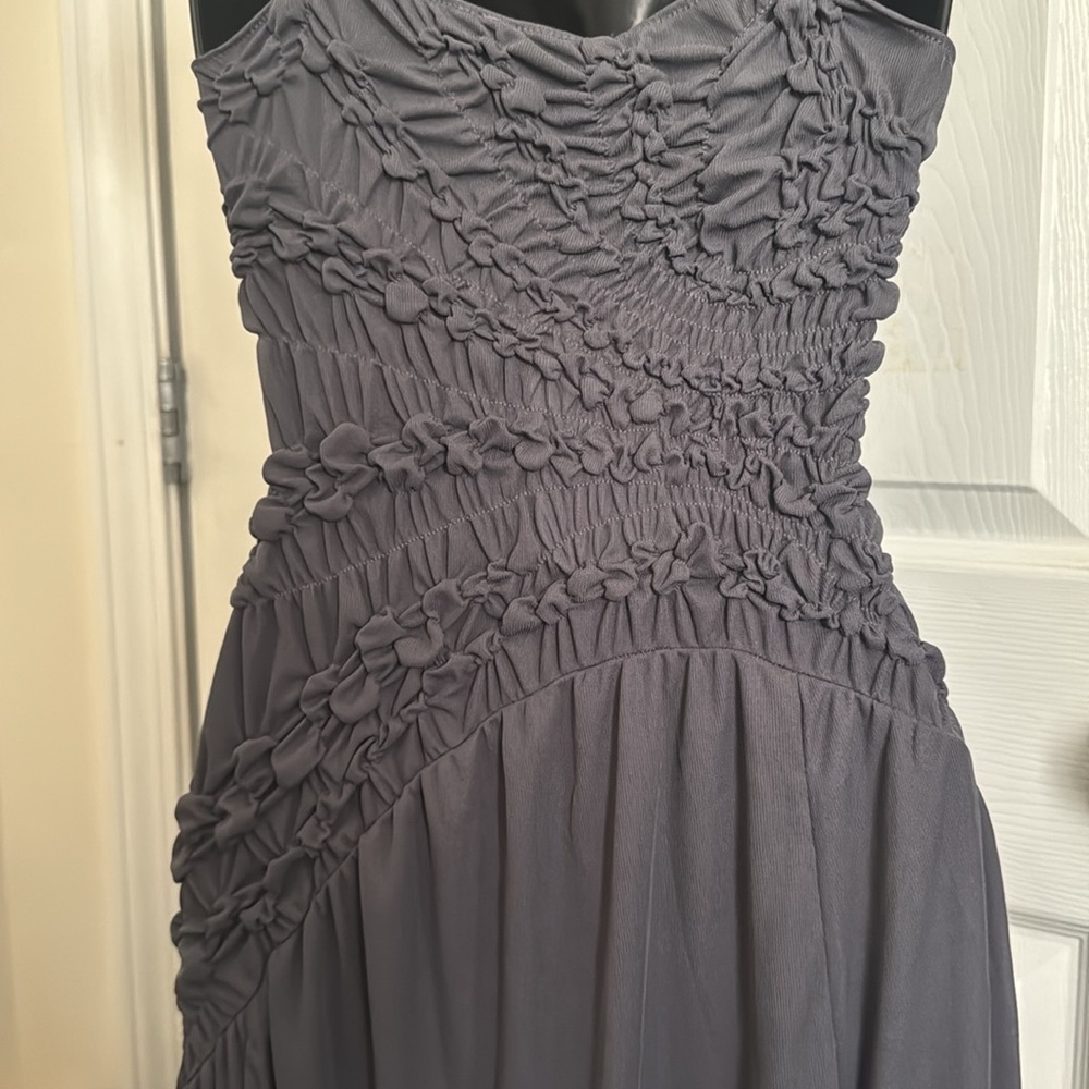 NWT🔥Zara Asymmetric Hem Midi Dress | L - Picture 7 of 10